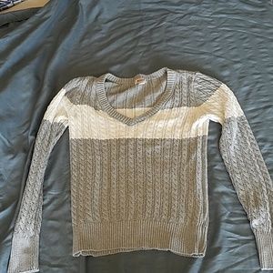 Cable knit sweater